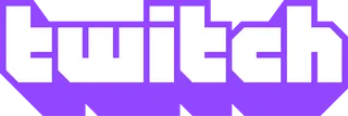 Logo de Twitch, la plateforme de streaming en direct d'Amazon
