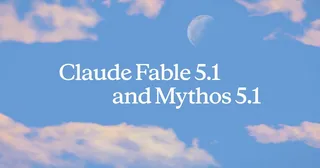 Visuel officiel Anthropic des modèles Claude Fable 5.1 et Mythos 5.1