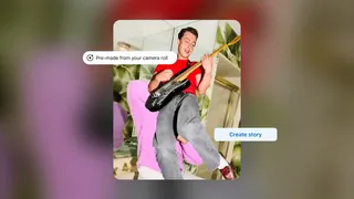 L'onglet AI Mode dans la recherche de Facebook