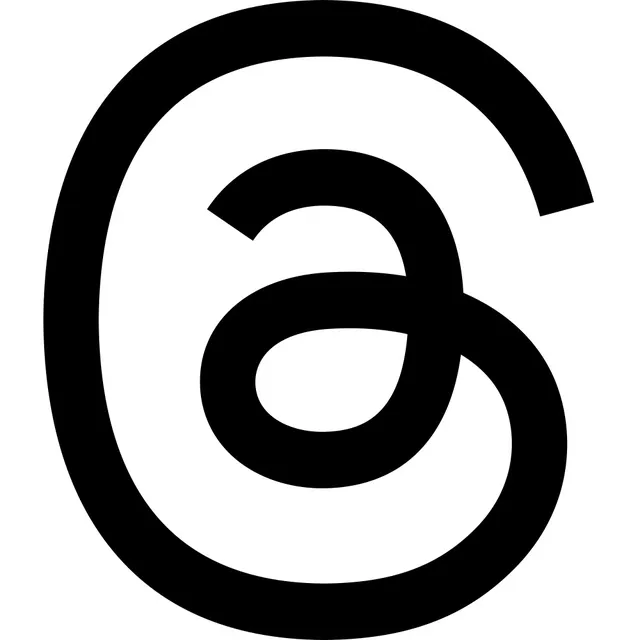 Logo de l'application Threads de Meta