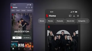 L'application mobile Netflix redessinee avec sa nouvelle navigation et l'onglet Clips
