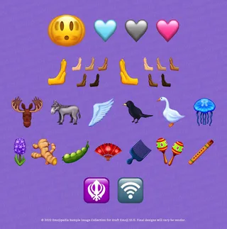 Quels sont les nouveaux emojis ?