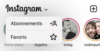 Ordre chronologique et Instragram
