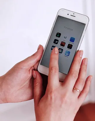 Applications de réseaux sociaux sur l'écran d'un smartphone
