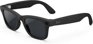 Lunettes connectées Ray-Ban Meta noires avec caméra intégrée dans la monture