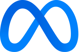 Logo de Meta, maison mère de Facebook et Instagram