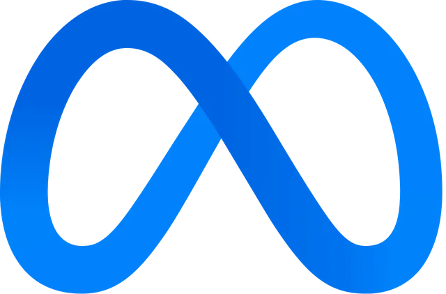 Logo de Meta, maison mère de Facebook et Instagram