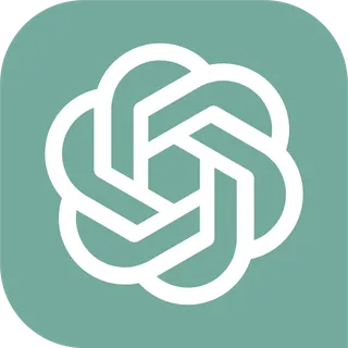 Logo officiel de l'application ChatGPT d'OpenAI