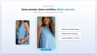 Visuel officiel TikTok comparant Dreamina Seedance 2.0 et 2.5 dans Symphony Creative Studio