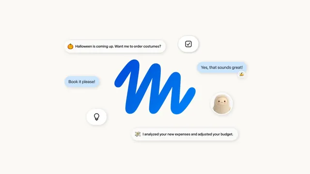 L'agent IA Muse de Meta, présenté avec son logo et des bulles de conversation