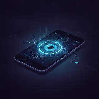 Smartphone sous surveillance numerique, oeil espion sur l'ecran