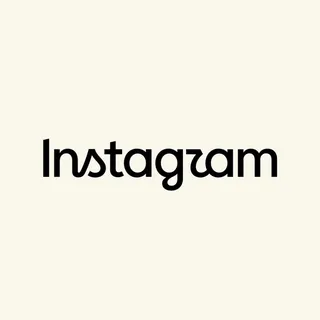 Le nouveau wordmark typographique d'Instagram, dont le r cursif se lit Instagzam