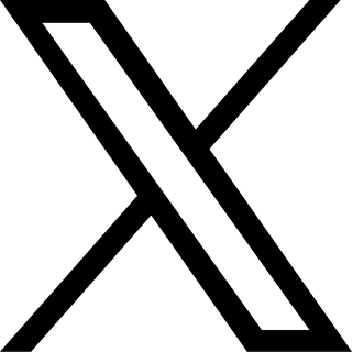 Logo officiel du réseau social X (ex-Twitter)