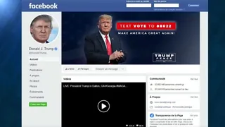 Donald Trump retrouve ses comptes Facebook et Instagram