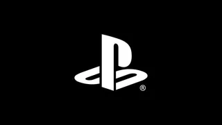 Logo officiel PlayStation sur fond noir