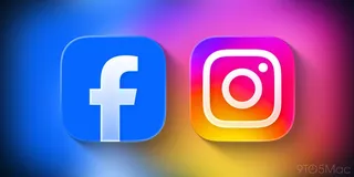 Icônes des applications Facebook et Instagram de Meta sur un smartphone