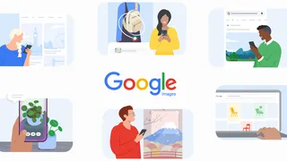 Visuel officiel des 25 ans de Google Images