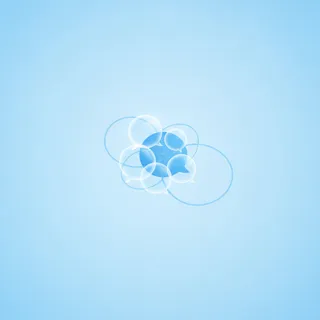 Illustration de bulles de conversation reliées formant une petite communauté en ligne