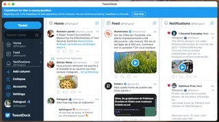 Tweetdeck pour Mac s'arrête