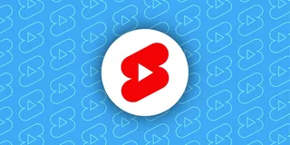Logo YouTube Shorts sur fond blanc
