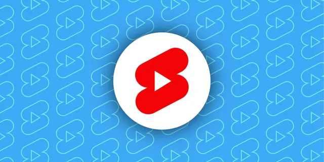 Logo YouTube Shorts sur fond blanc