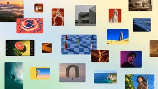 Grille d'images d'exemple générées par le modèle Canva Craft