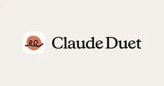 Logo officiel de l'application Claude Duet d'Anthropic