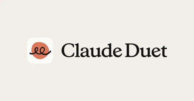 Logo officiel de l'application Claude Duet d'Anthropic