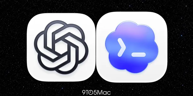 Les logos ChatGPT et Codex d'OpenAI sur fond étoilé